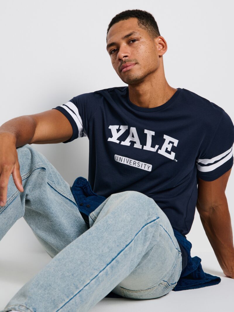 Original Tricou Yale - bleumarin