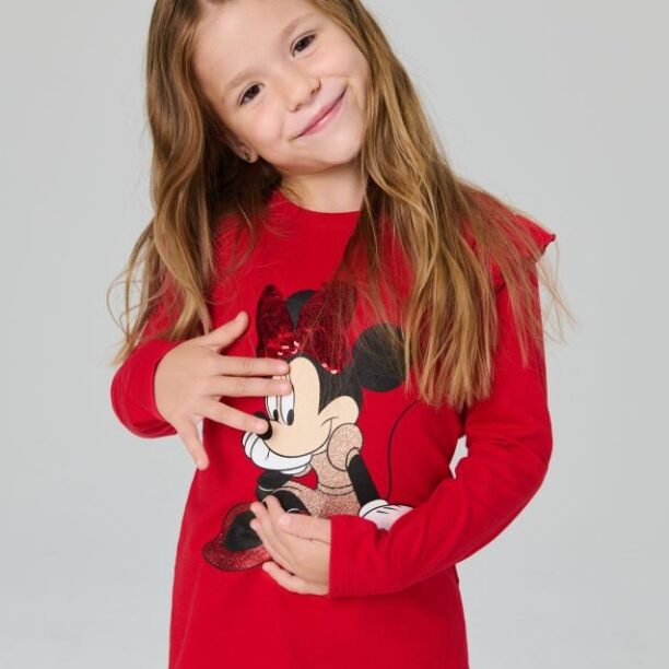 Tricou cu Minnie Mouse - roșu