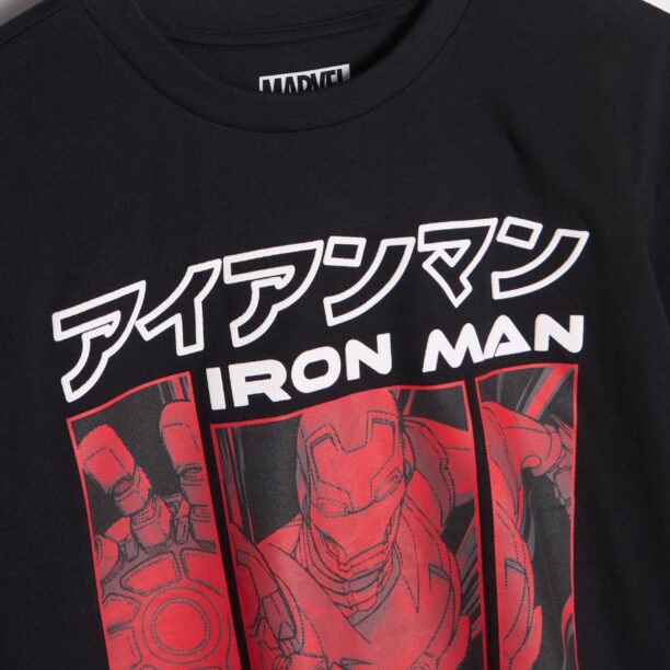 Preţ Tricou cu imprimeu Marvel - negru