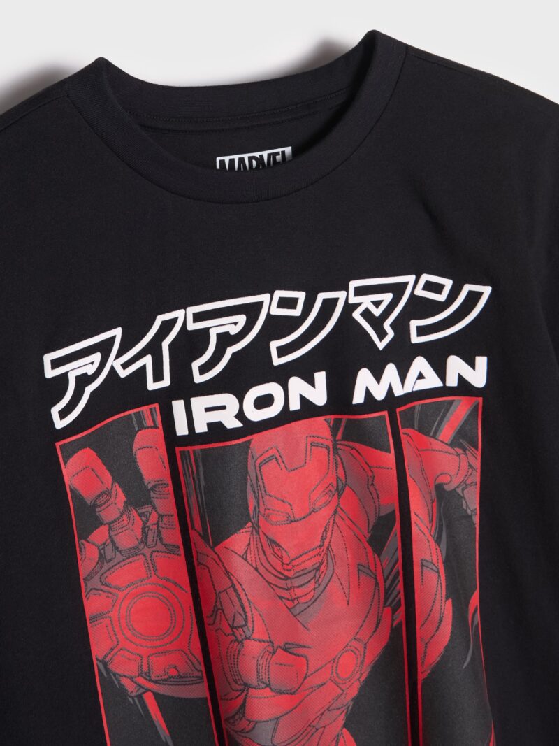 Preţ Tricou cu imprimeu Marvel - negru