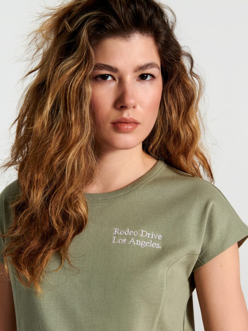 Cumpăra Tricou cu imprimeu - verde-oliv deschis