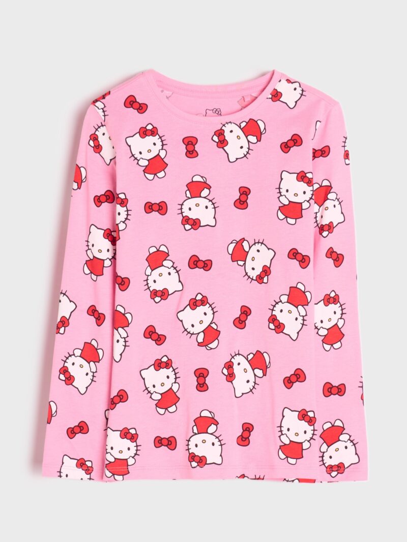 Preţ Tricou cu mânecă lungă Hello Kitty - multicolor