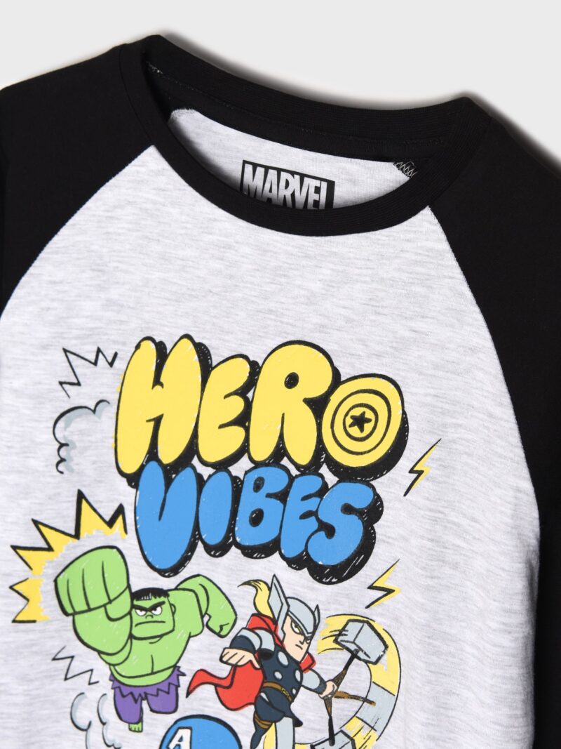 Cumpăra Tricou cu mânecă lungă Marvel - gri-închis