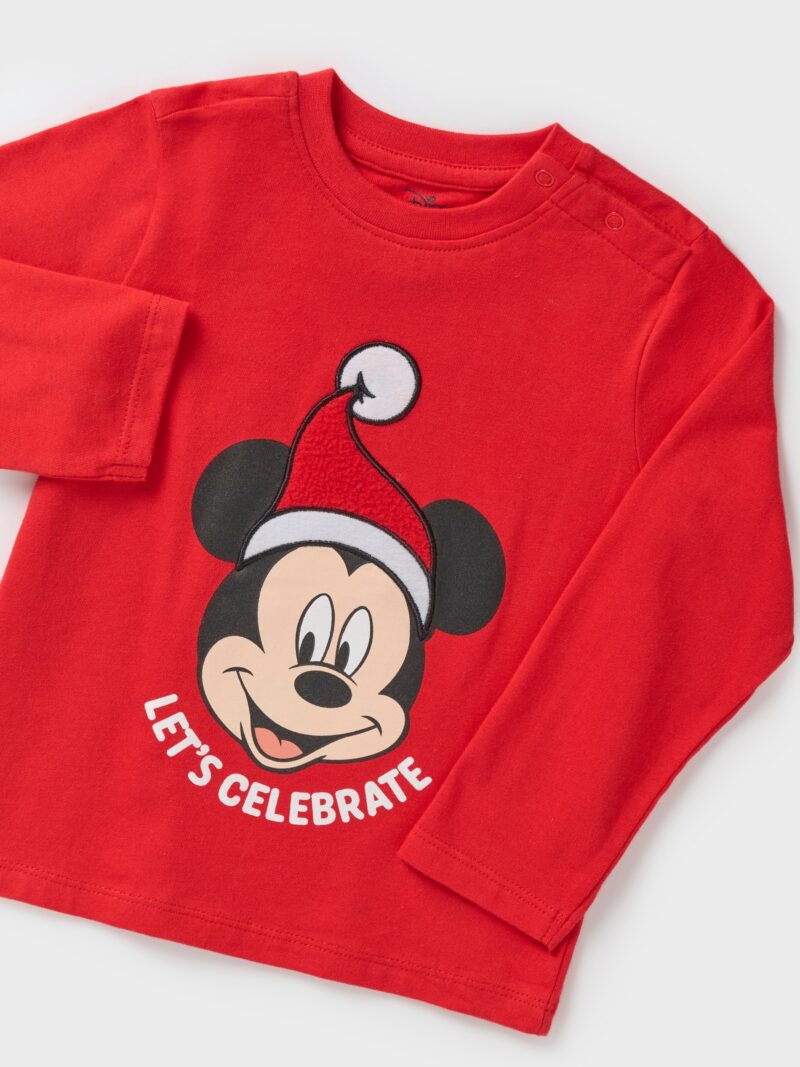 Cumpăra Tricou cu mânecă lungă Mickey Mouse - roșu