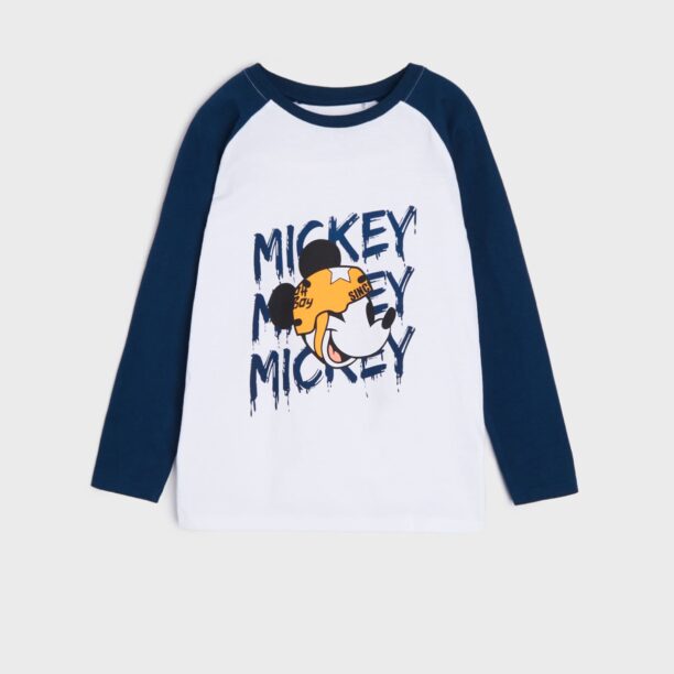 Preţ Tricou mânecă lungă Mickey Mouse - alb