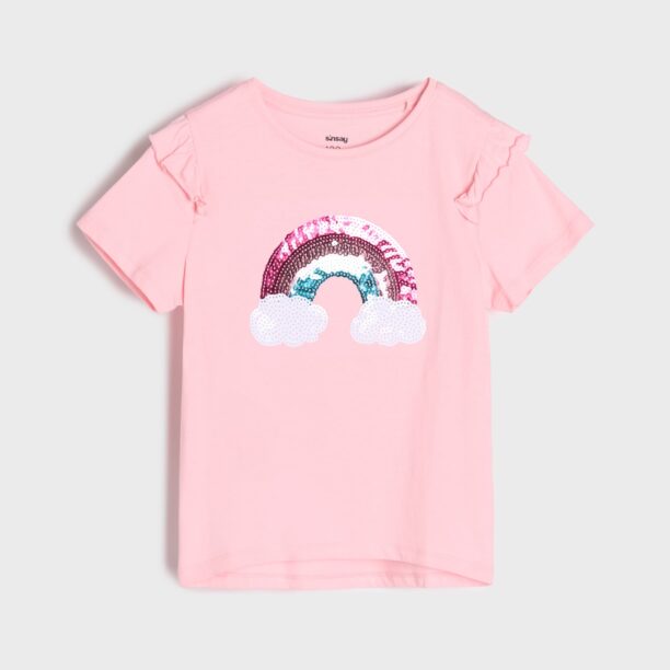 Tricou - roz-pastel preţ