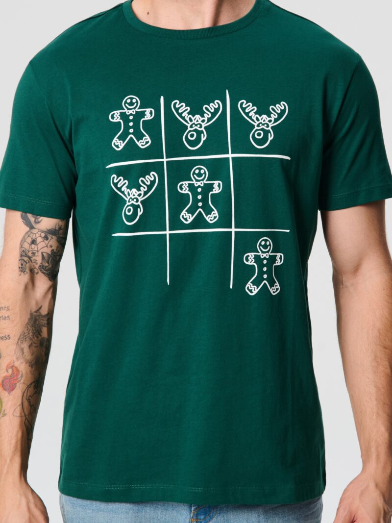 Tricou - verde-metalizat preţ