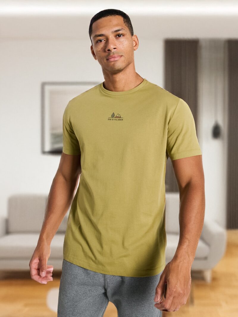 Tricou - verde-oliv deschis preţ