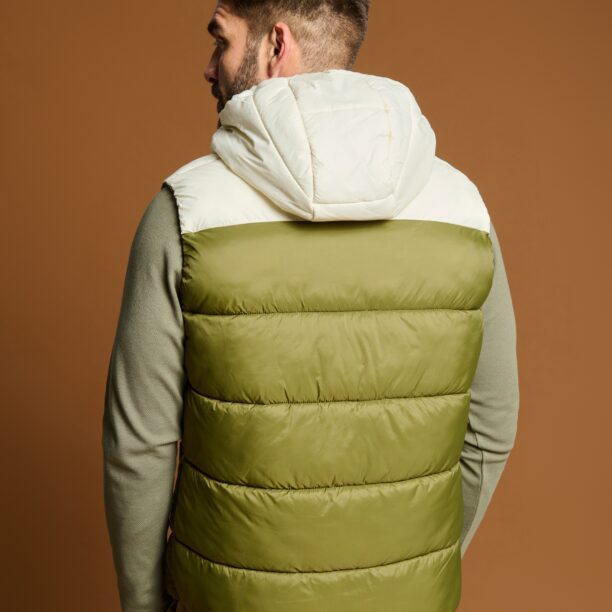 Cumpăra Vestă puffer - verde-oliv deschis