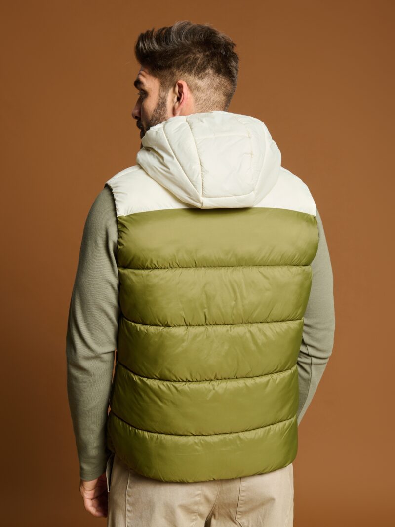 Cumpăra Vestă puffer - verde-oliv deschis