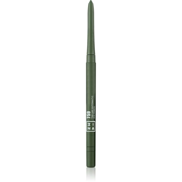 3INA The 24H Automatic Eye Pencil dermatograf persistent culoare 759 - Olive green 0