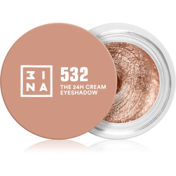 3INA The 24H Cream Eyeshadow fard de pleoape cremos culoare 532 Bronze 3 ml preţ