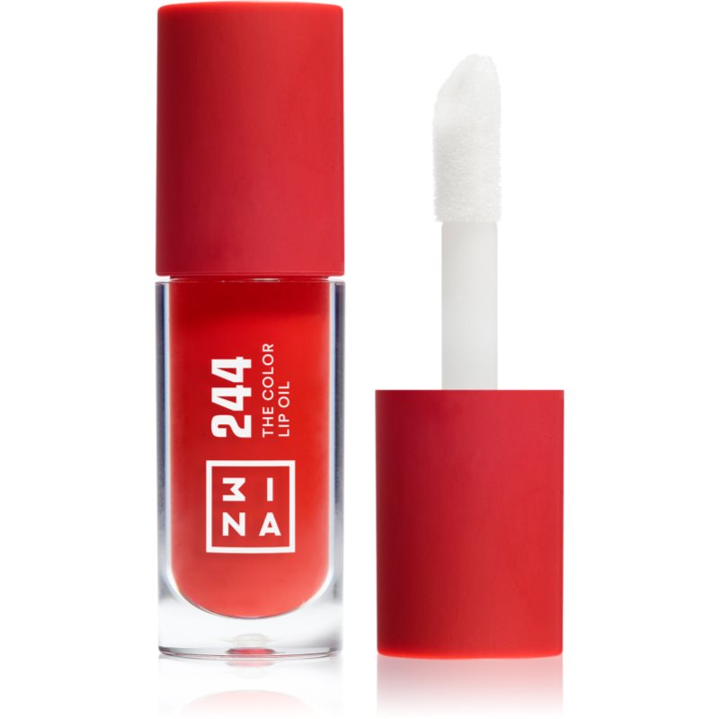 3INA The Color Lip Oil ulei hidratant de buze culoare 244 - Classic Rich Red