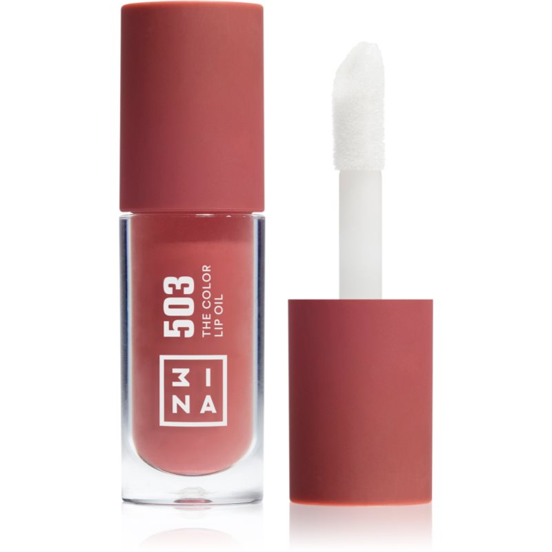 3INA The Color Lip Oil ulei hidratant de buze culoare 503 - Medium nude pink