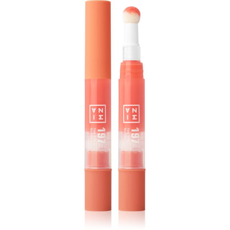 3INA The Eye Gloss farduri de ochi strălucitoare culoare 197 - Peach 3 ml