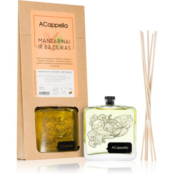 ACappella Mandarin and Basil aroma difuzor cu rezervã 100 ml