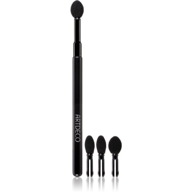 ARTDECO Eyeshadow Applicator aplicator fard de ochi + pensule de rezerva 3 buc