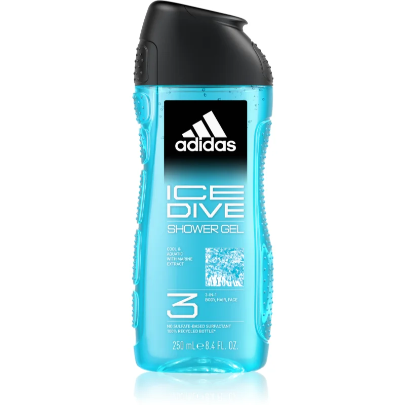 Adidas Ice Dive gel de duș pentru bărbați 250 ml preţ