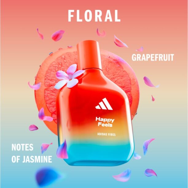 Original Adidas Vibes Happy Feels Eau de Parfum unisex 100 ml