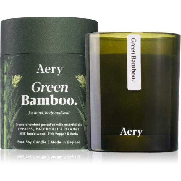 Cumpăra Aery Botanical Green Bamboo lumânare parfumată 200 g