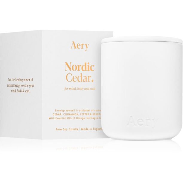 Cumpăra Aery Fernweh Nordic Cedar lumânare parfumată 280 g