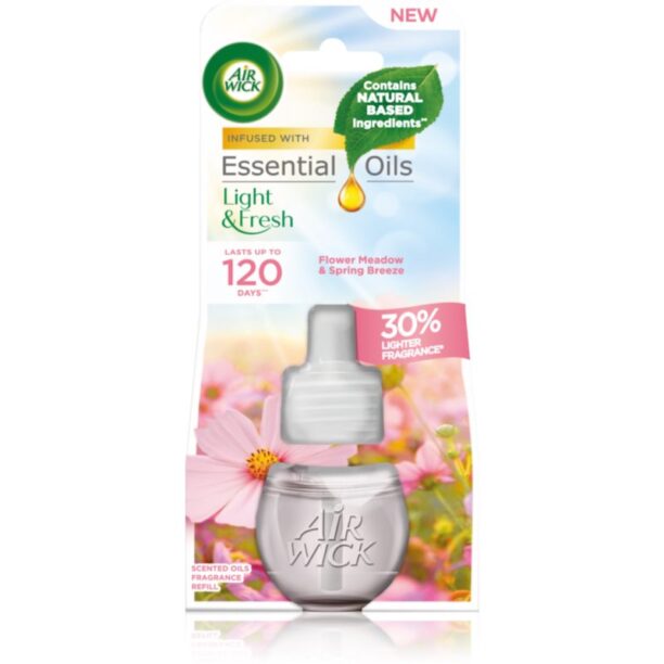 Air Wick Light & Fresh Flower Meadow & Spring Breeze reumplere în aroma difuzoarelor 19 ml