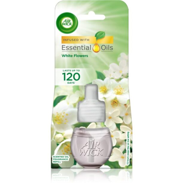 Air Wick White Flowers rezervă pentru difuzorul electric 19 ml