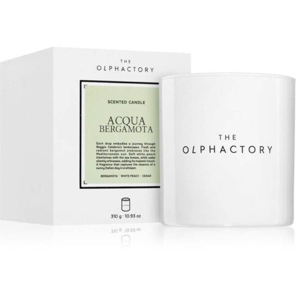 Ambientair The Olphactory White Insignia Acqua Bergamota lumânare parfumată 310 g preţ