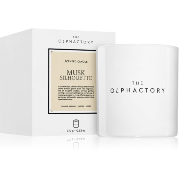 Ambientair The Olphactory White Insignia Musk Silhouette lumânare parfumată 310 g preţ