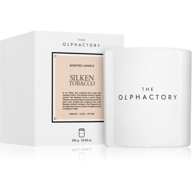 Ambientair The Olphactory White Insignia Silken Tobacco lumânare parfumată 310 g