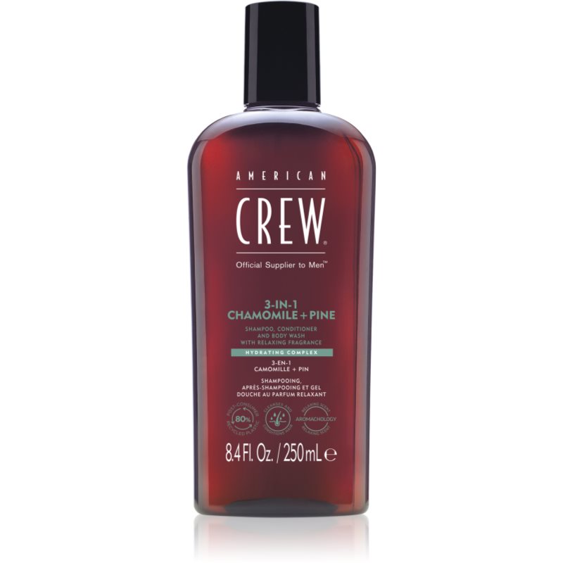 American Crew 3 in 1 Chamimile + Pine șampon