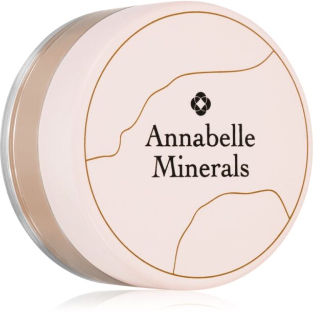 Annabelle Minerals Radiant Mineral Foundation pudra pentru make up cu minerale pentru o piele mai luminoasa culoare Natural Light 4 g preţ