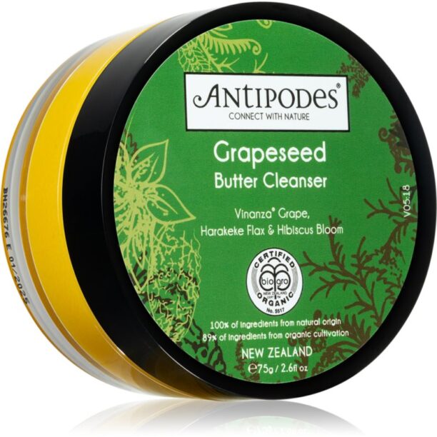 Antipodes Grapeseed Butter Cleanser unt perfecta pentru curatare 75 g preţ