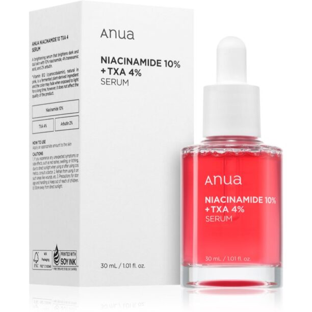 Cumpăra Anua Niacinamide 10% + TXA 4% Dark Spot Correcting Serum ser cu efect iluminator pentru uniformizarea nuantei tenului 30 ml