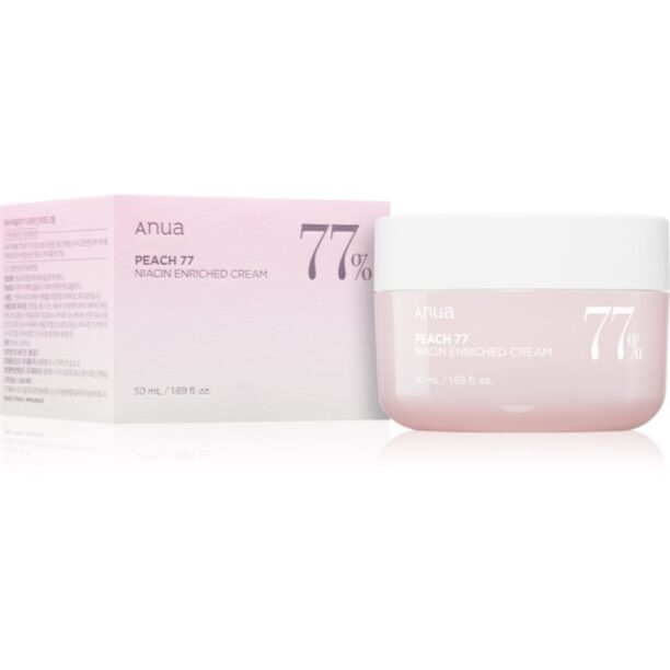 Cumpăra Anua Peach 77% Niacin Enriched Cream crema pentru refacerea umiditatii 50 ml