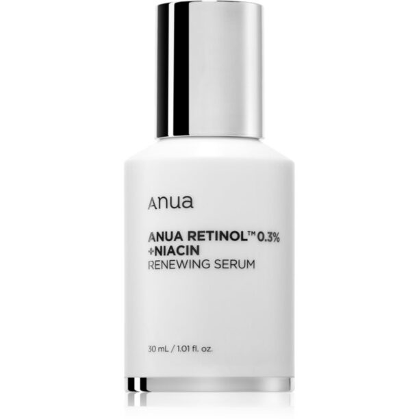 Anua Retinol 0.3% + Niacin Renewing Serum ser de noapte renovator pentru pori dilatati si riduri 30 ml preţ