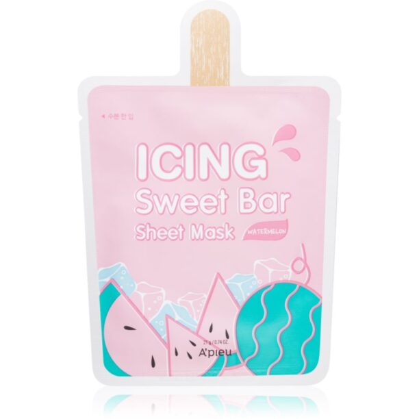 A’pieu Icing Sweet Bar Mask Watermelon mască textilă nutritivă 21 g