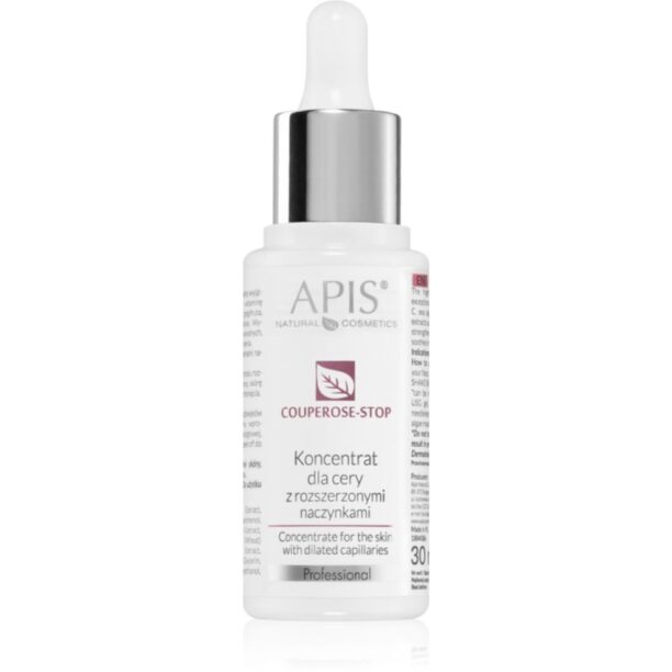 Apis Natural Cosmetics Couperose-Stop produs concentrat pentru ingrijire pentru piele sensibila cu tendinte de inrosire 30 ml preţ