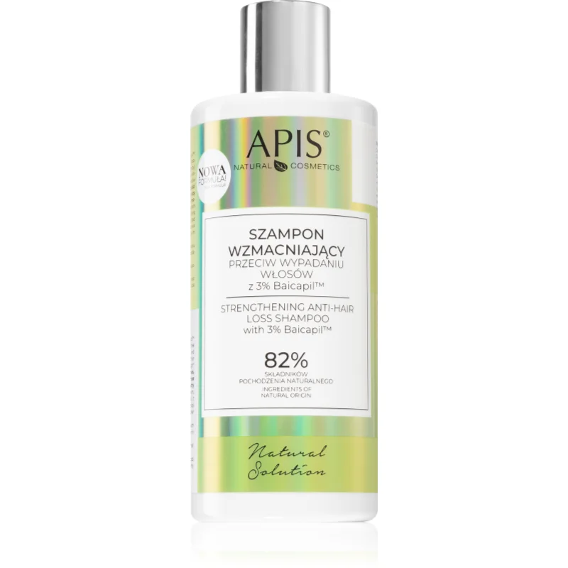 Apis Natural Cosmetics Natural Solution 3% Baicapil Sampon impotriva caderii parului 300 ml preţ