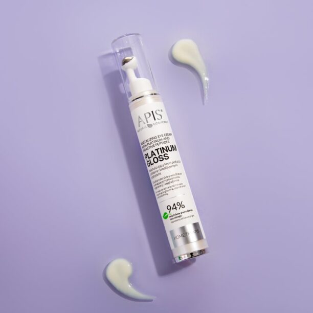 Cumpăra Apis Natural Cosmetics Platinum Gloss crema de ochi revitalizanta împotriva ridurilor și a cearcănelor întunecate 10 ml