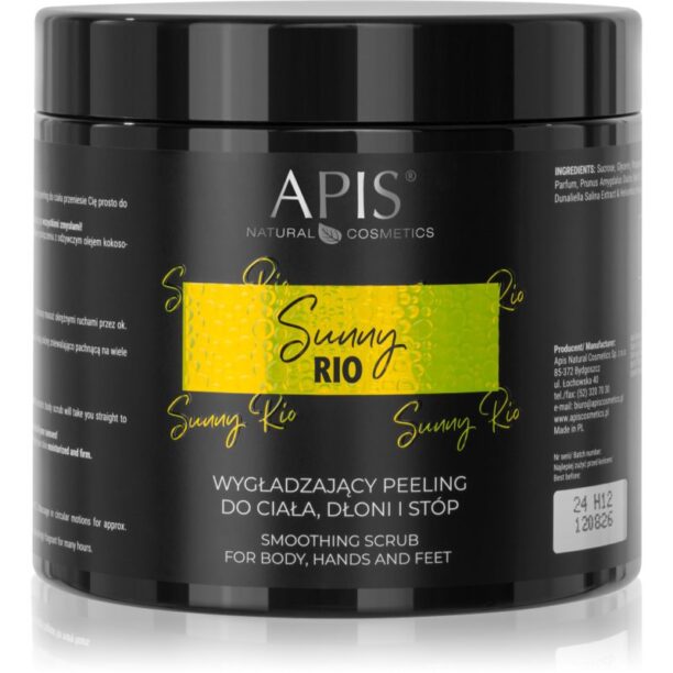 Apis Natural Cosmetics SUNNY RIO exfoliant de corp pentru matifiere 700 g preţ