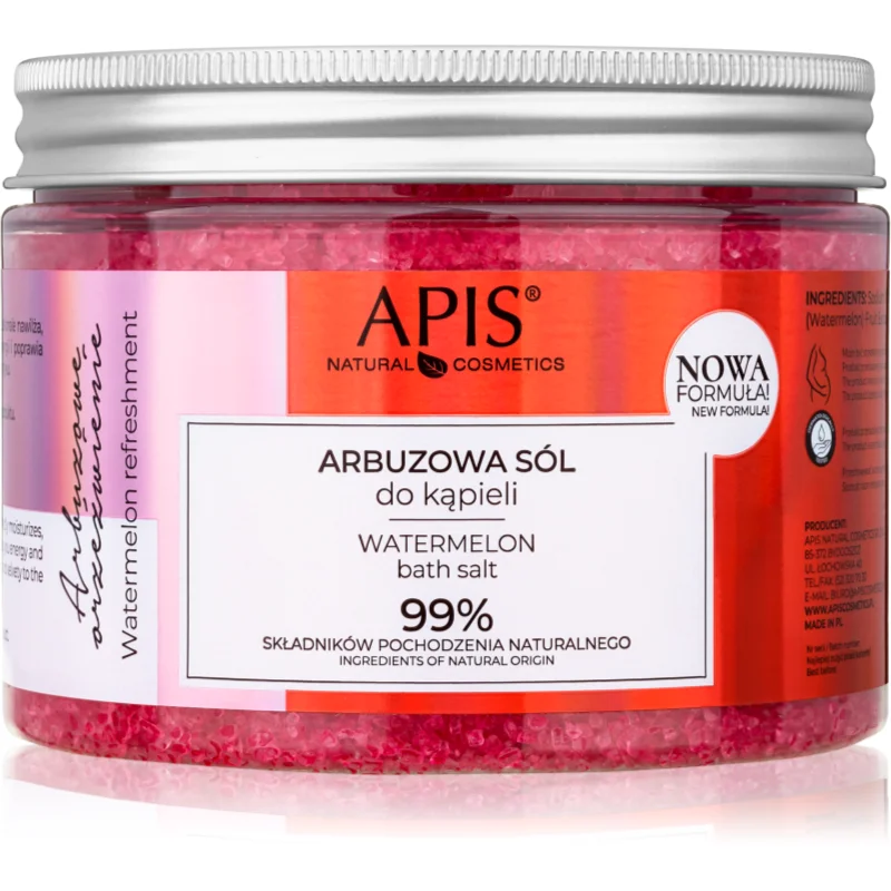 Apis Natural Cosmetics Watermelon Refreshment saruri de baie 650 g preţ