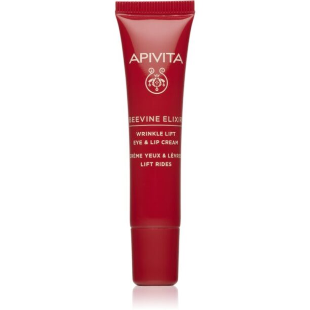 Apivita Beevine Elixir Eye & Lip cream crema de ochi cu efect intensiv de lifting impotriva ridurilor si cearcanelor 15 ml