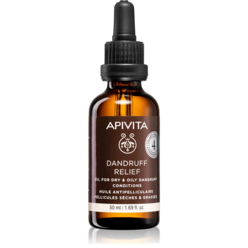 Apivita Dandruff Relief Oil ingrijirea scalpului pentru par gras si cu matreata 50 ml preţ