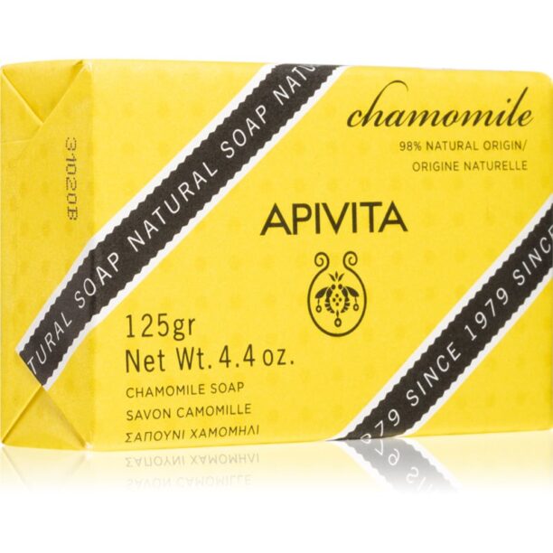 Apivita Natural Soap Chamomile săpun solid pentru curățare 125 g preţ