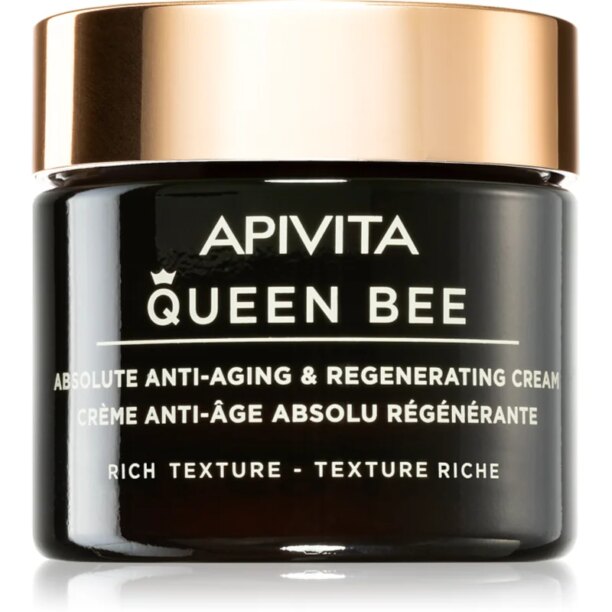 Apivita Queen Bee Cream Rich crema regeneratoare anti-imbatranire si de fermitate a pielii 50 ml