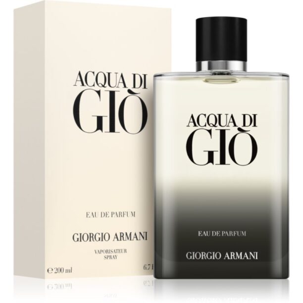 Armani Acqua di Giò Eau de Parfum pentru bărbați 200 ml preţ