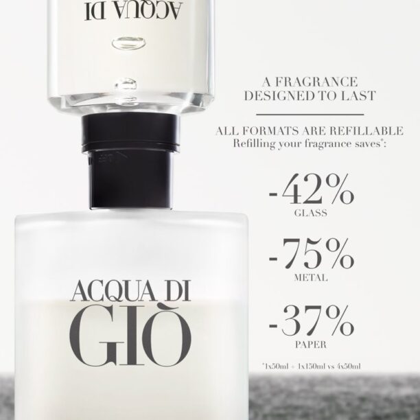 Original Armani Acqua di Giò Eau de Toilette rezervă pentru bărbați 150 ml