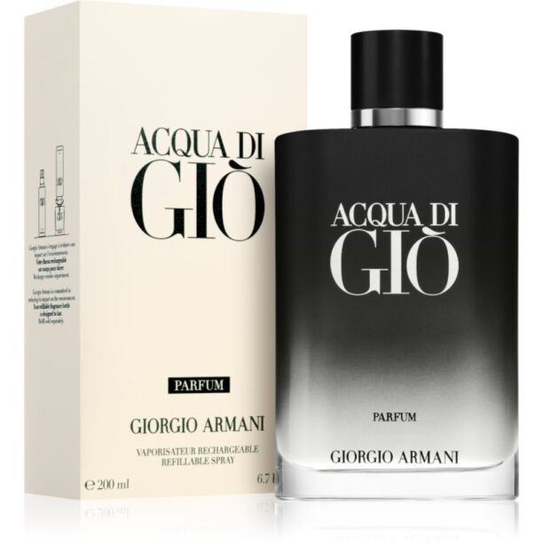 Cumpăra Armani Acqua di Giò Parfum parfum reincarcabil pentru bărbați 200 ml