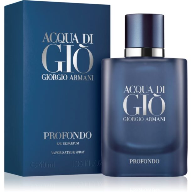 Cumpăra Armani Acqua di Giò Profondo Eau de Parfum pentru bărbați 40 ml